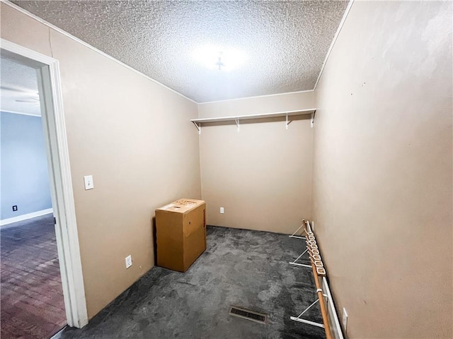 628 S Clay St, Nevada, MO 64772 - walk in closet with visible vents and carpet floors