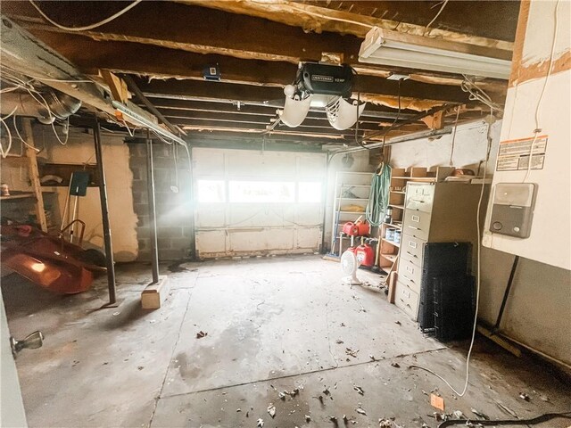 628 S Clay St, Nevada, MO 64772 - view of basement