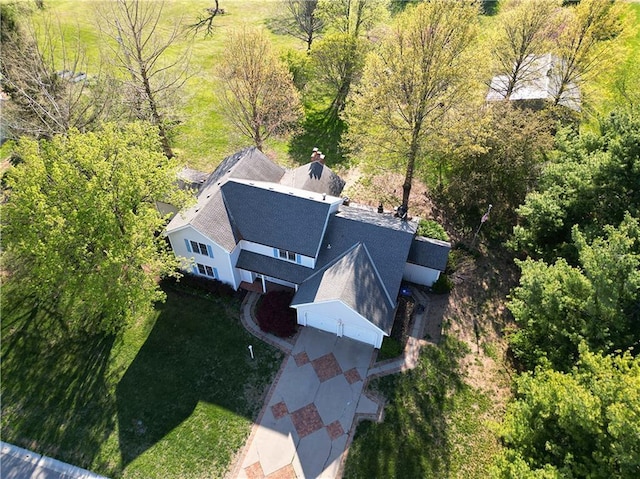 1502 Hillcrest Ct, Atchison, KS 66002 - view from above of property