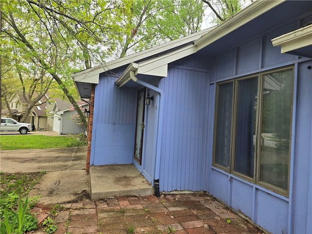 view of side of home
