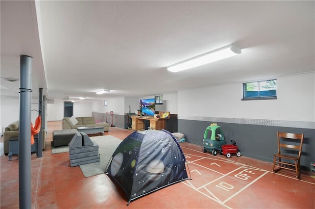 view of basement