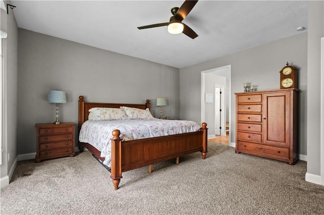 5510 W 153rd Ter, Overland Park, KS 66223 - carpeted bedroom with baseboards and ceiling fan