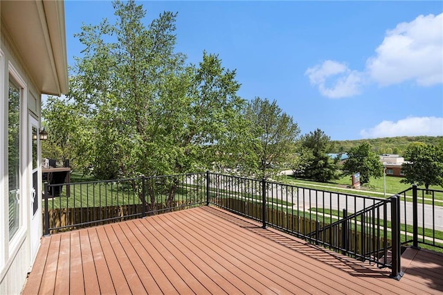 view of deck