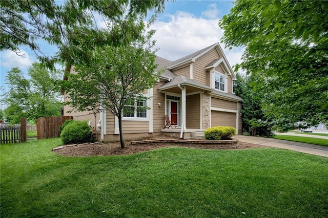 18716 W 164th Ter, Olathe, KS 66062 - view of front of property featuring driveway and an attached garage