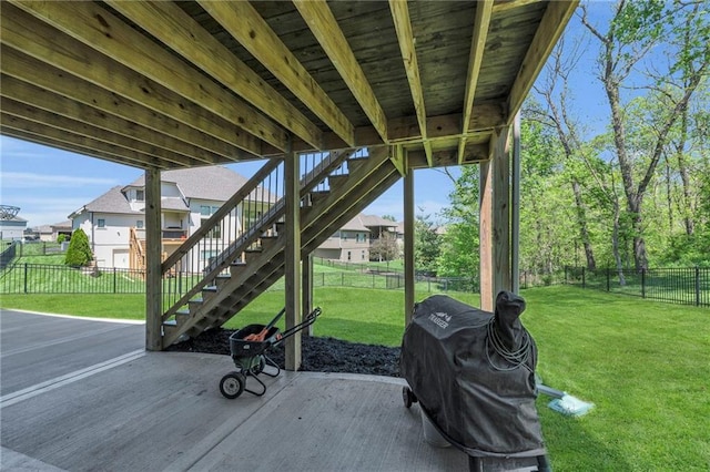 12765 N Imperial Dr, Platte City, MO 64079 - view of patio / terrace featuring stairs
