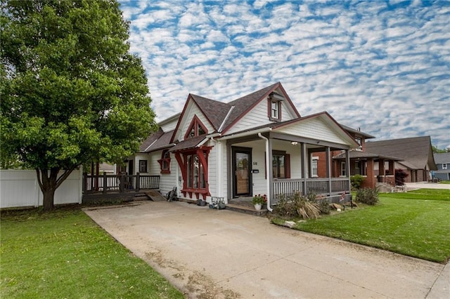 516 Parker St, Osawatomie, KS 66064 - bungalow-style home with covered porch and concrete driveway