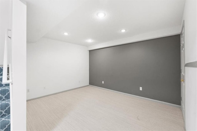 14175 W 149th Ter, Olathe, KS 66062 - spare room with recessed lighting, carpet floors, and baseboards