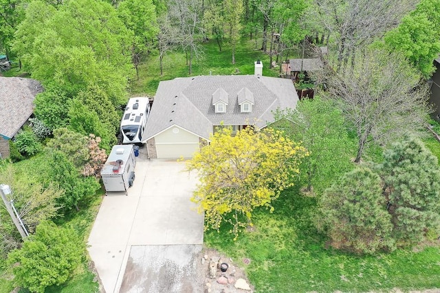 drone / aerial view