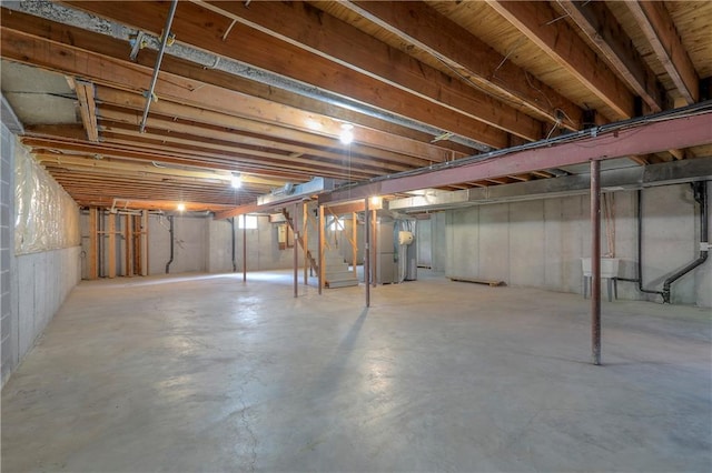 12341 Beverly St, Leawood, KS 66209 - view of unfinished below grade area