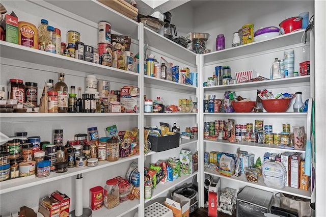 view of pantry