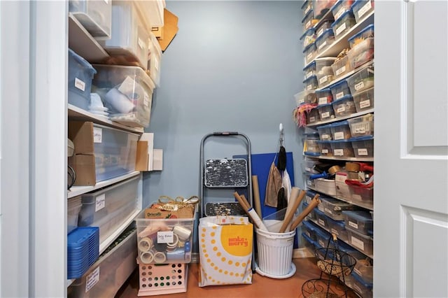 view of storage