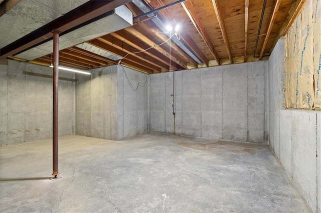 22716 E 29th Street Lane Ct S, Blue Springs, MO 64015 - view of unfinished basement