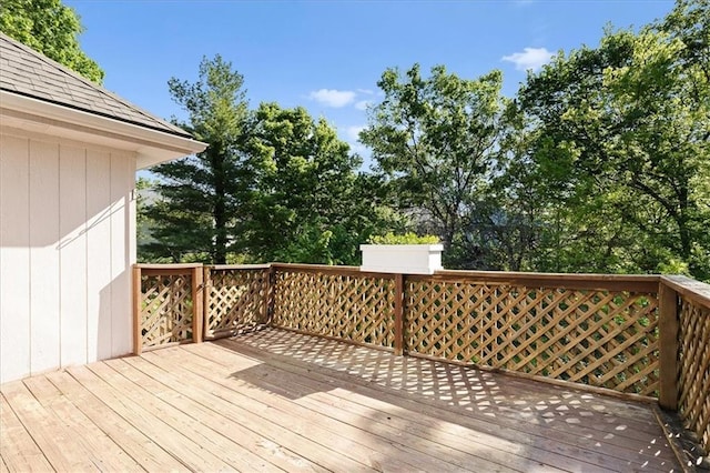 22716 E 29th Street Lane Ct S, Blue Springs, MO 64015 - wooden deck featuring view of scattered trees