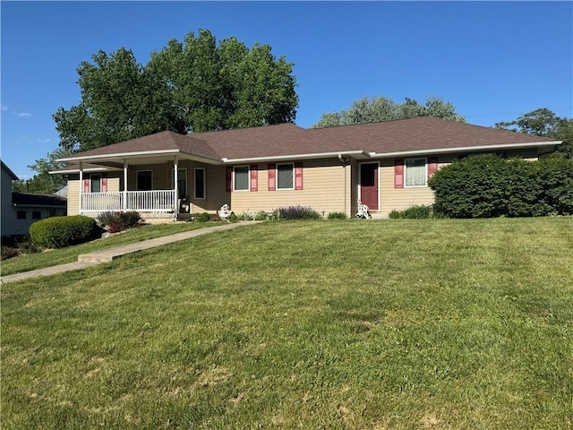 915 Walnut St, Valley Falls, KS 66088 - single story home featuring covered porch and a front lawn