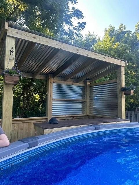 view of pool