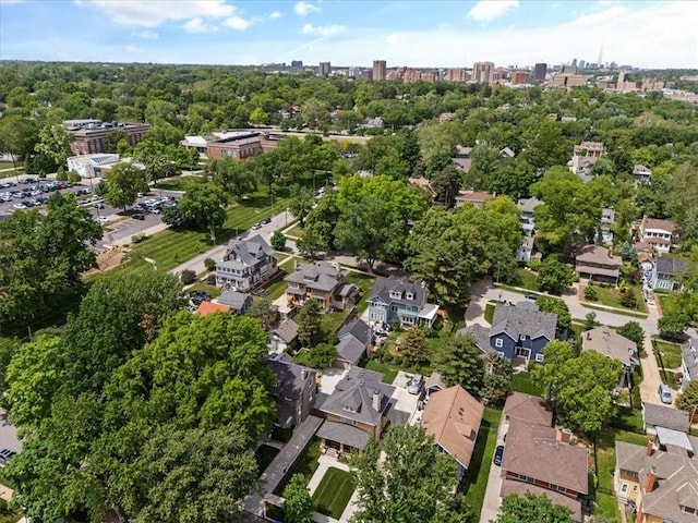 12 E 57th St, Kansas City, MO 64113 - aerial overview of property's location with nearby suburban area
