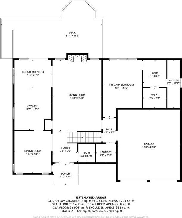 3610 NE Basswood Dr, Lees Summit, MO 64064 - floor plan / room layout