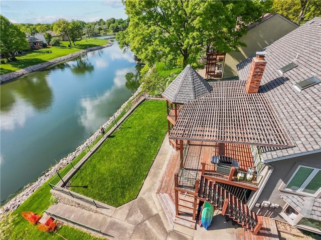 3610 NE Basswood Dr, Lees Summit, MO 64064 - aerial view of a large body of water