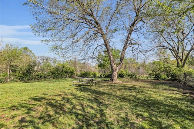 view of yard