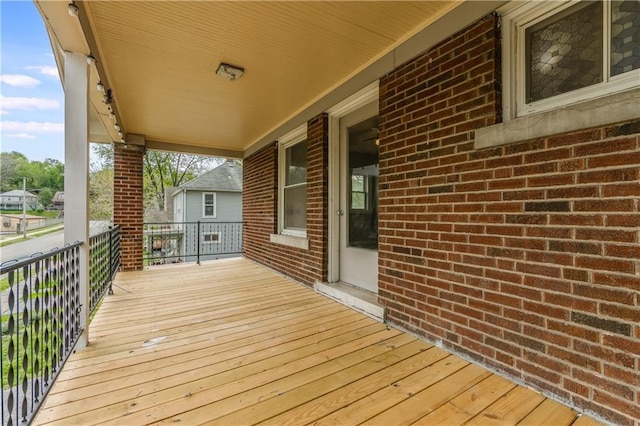 view of deck