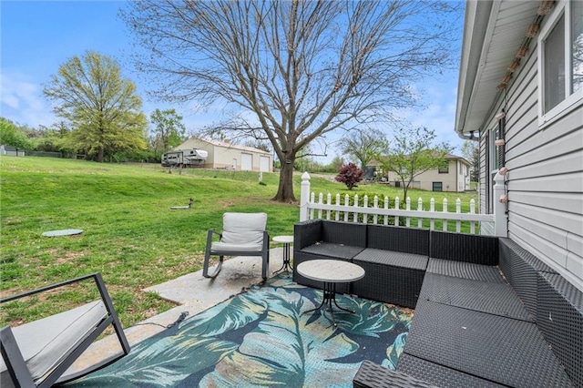 view of patio / terrace with outdoor lounge area