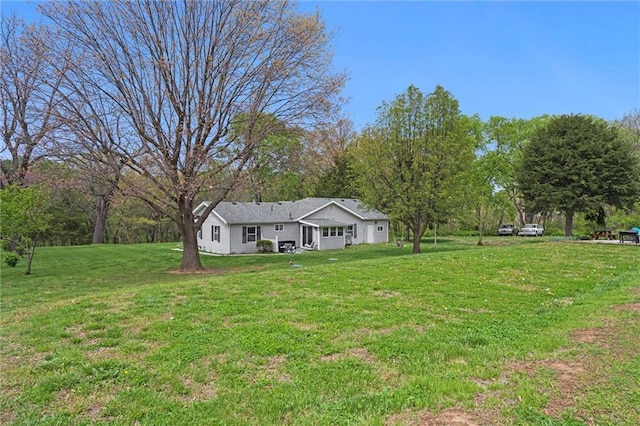 view of yard