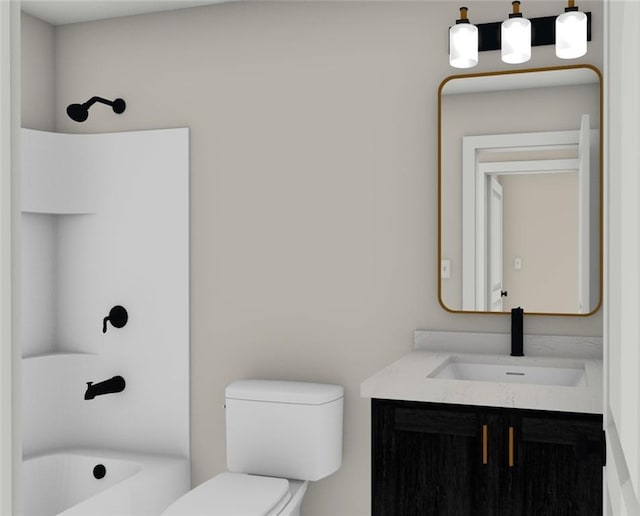 18180 NW 127th St, Platte City, MO 64079 - full bath featuring vanity, washtub / shower combination, and toilet
