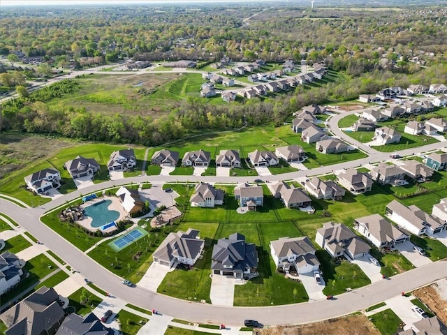 325 Ambersham Dr, Lees Summit, MO 64081 - aerial overview of property's location featuring nearby suburban area
