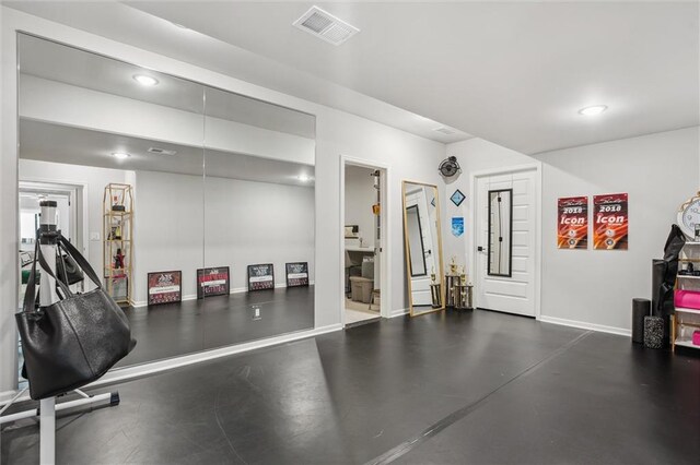 325 Ambersham Dr, Lees Summit, MO 64081 - garage with baseboards and recessed lighting