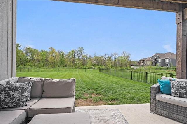 325 Ambersham Dr, Lees Summit, MO 64081 - view of patio / terrace with an outdoor hangout area