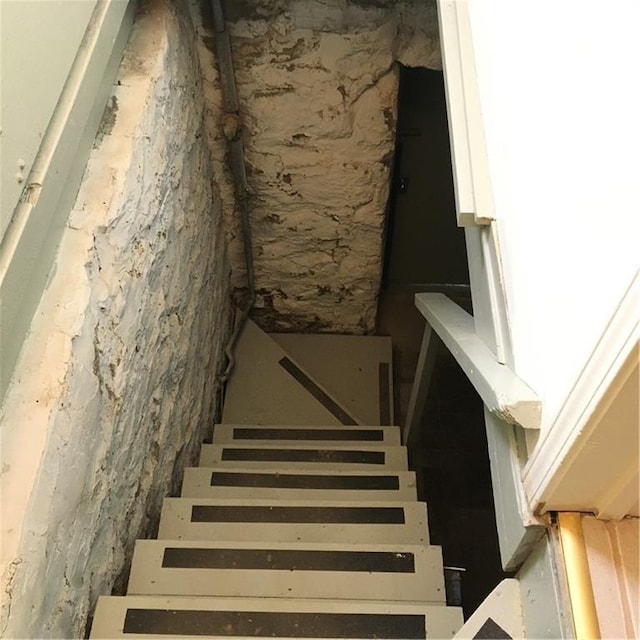 view of stairs