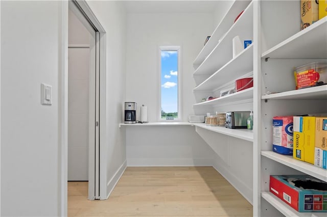 view of pantry