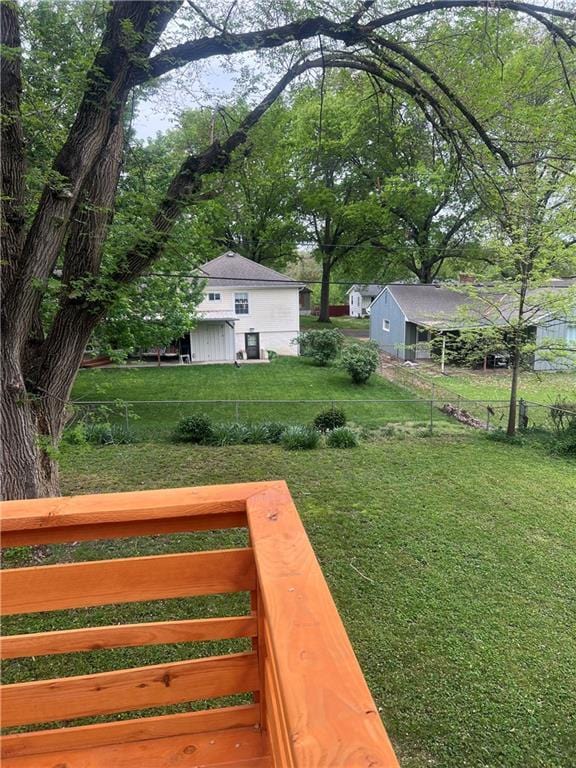 9505 E 79th St, Raytown, MO 64138 - view of yard with fence