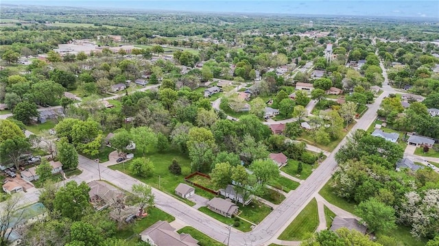 birds eye view of property featuring a residential view
