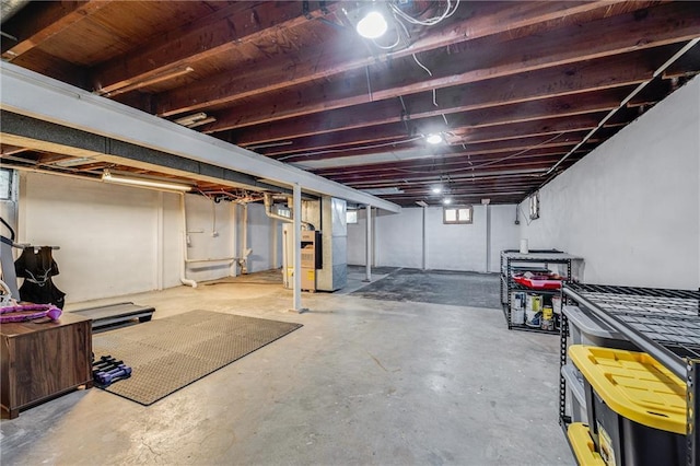 501 N Westwood Dr, Independence, MO 64050 - basement with heating unit