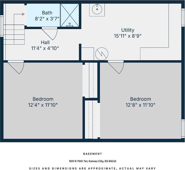 919 N 70th Ter, Kansas City, KS 66112 - home floor plan