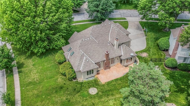 12704 Mohawk Cir, Leawood, KS 66209 - aerial view of property and surrounding area