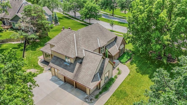 12704 Mohawk Cir, Leawood, KS 66209 - view from above of property