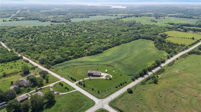 205 N 1700th Rd, Lecompton, KS 66050 - aerial view of property's location