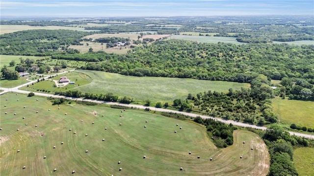 205 N 1700th Rd, Lecompton, KS 66050 - drone / aerial view