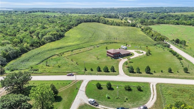 205 N 1700th Rd, Lecompton, KS 66050 - overview of rural landscape