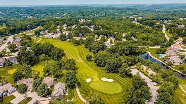 5484 NE Northgate Xing, Lees Summit, MO 64064 - aerial view of residential area featuring a golf course