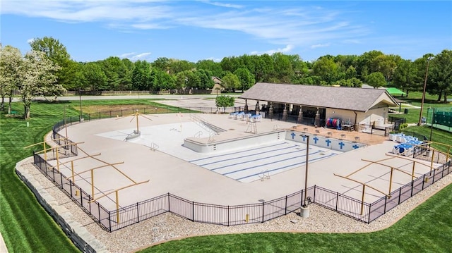 5484 NE Northgate Xing, Lees Summit, MO 64064 - community pool featuring a patio area