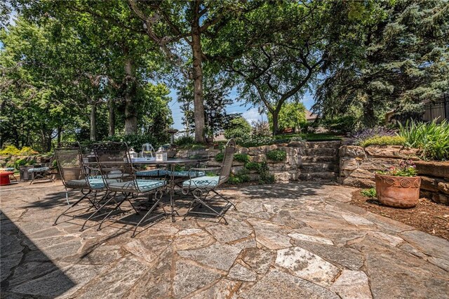 5484 NE Northgate Xing, Lees Summit, MO 64064 - view of patio featuring outdoor dining area