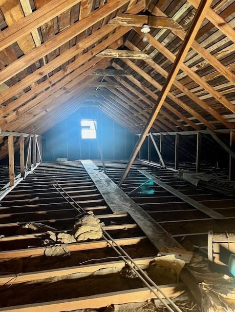4748 Eastern Ave, Kansas City, MO 64129 - view of unfinished attic