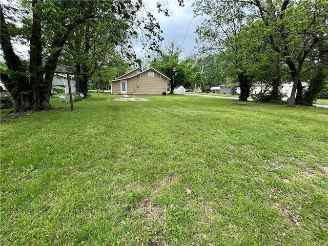 view of yard