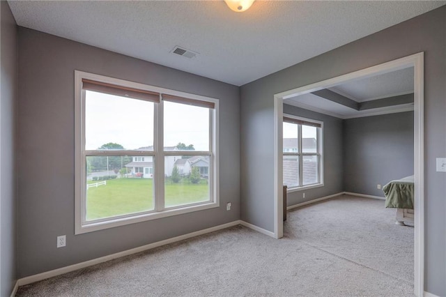 812 SW Stablewood Cir, Lees Summit, MO 64081 - unfurnished room with carpet and a textured ceiling