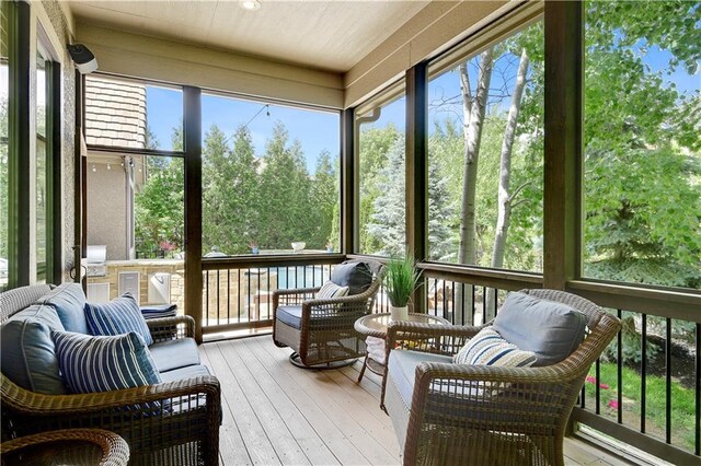 16305 Flint St, Overland Park, KS 66221 - sunroom featuring healthy amount of natural light
