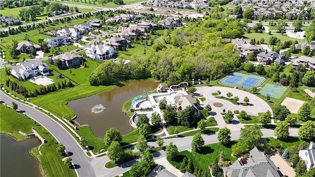 16305 Flint St, Overland Park, KS 66221 - aerial view of property's location with nearby suburban area and a nearby body of water