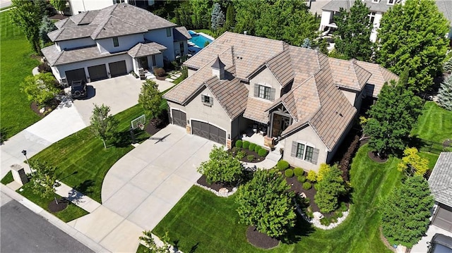 16305 Flint St, Overland Park, KS 66221 - aerial view of property and surrounding area